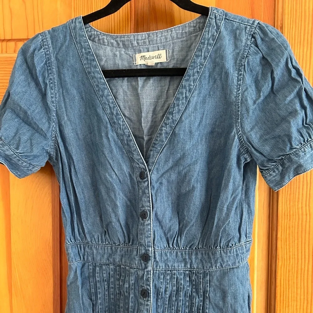 Madewell Denim Daylily Chambray Dress - Picture 6 of 6